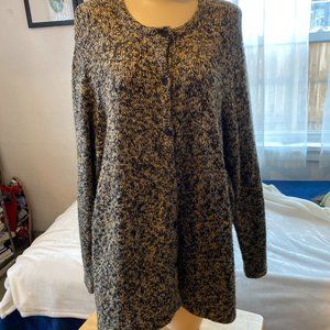 Medium Weight Brown/Tan Cardigan CJ Banks